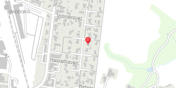 Trafikstøjkort på Hasselhaven 18, . , 6330 Padborg