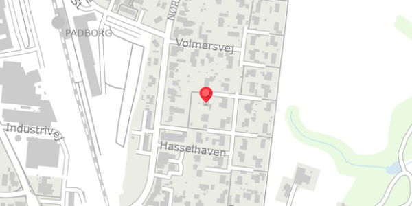 Trafikstøjkort på Hasselhaven 19, . , 6330 Padborg