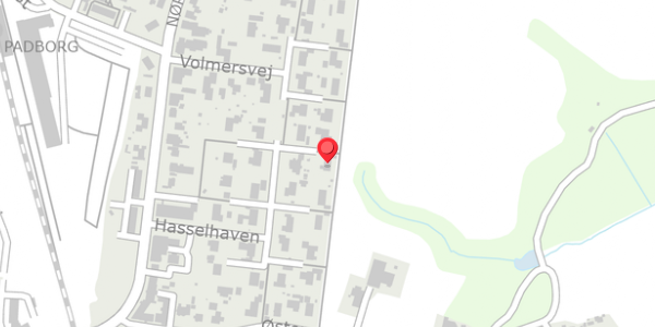 Trafikstøjkort på Hasselhaven 20, . , 6330 Padborg