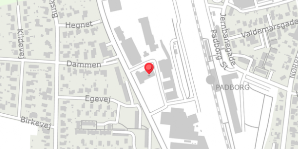 Trafikstøjkort på Industrivej 4E, 6330 Padborg