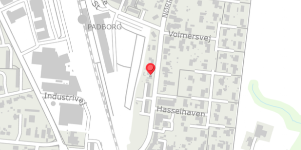 Trafikstøjkort på Nørregade 13, . , 6330 Padborg