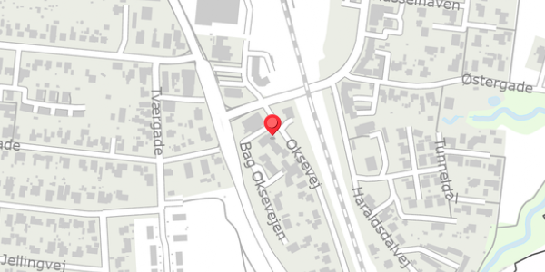 Trafikstøjkort på Oksevej 2, 6330 Padborg