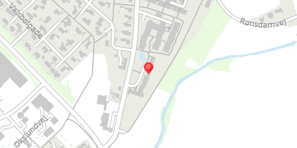 Trafikstøjkort på Padborgvej 8A, 6330 Padborg