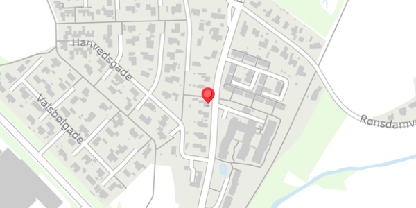 Trafikstøjkort på Padborgvej 23, . , 6330 Padborg