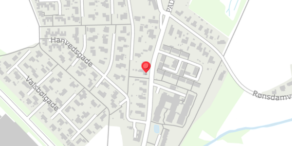 Trafikstøjkort på Padborgvej 25, . , 6330 Padborg