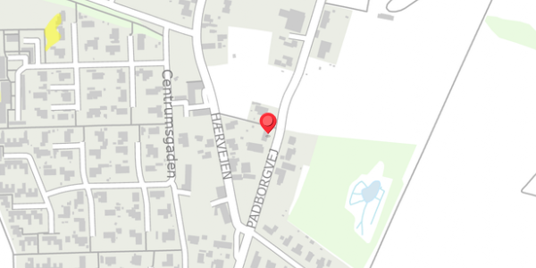 Trafikstøjkort på Padborgvej 33, 6330 Padborg