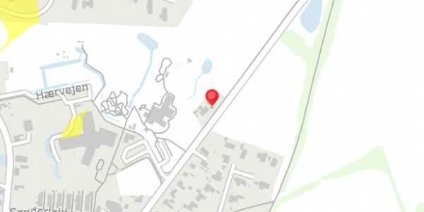 Trafikstøjkort på Padborgvej 57B, . , 6330 Padborg