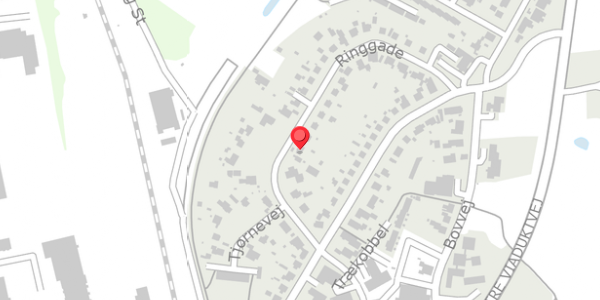 Trafikstøjkort på Ringgade 10, 6330 Padborg
