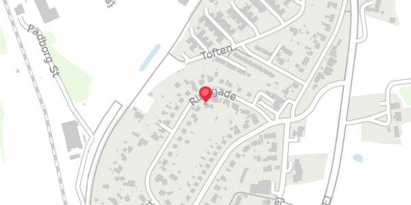 Trafikstøjkort på Ringgade 26, 6330 Padborg