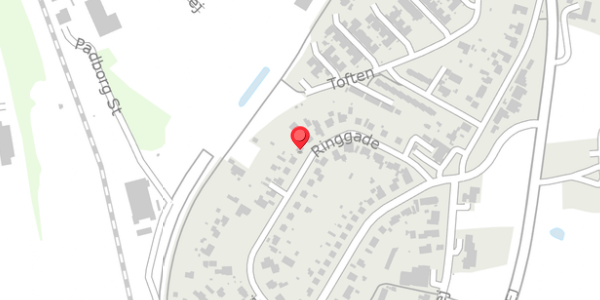 Trafikstøjkort på Ringgade 33, 6330 Padborg