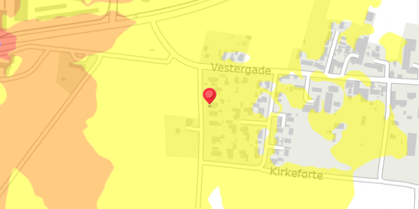 Trafikstøjkort på Simondysvej 3, 6330 Padborg