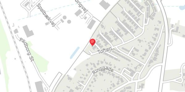 Trafikstøjkort på Toften 21, 6330 Padborg