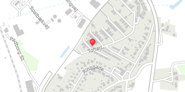 Trafikstøjkort på Toften 29, 6330 Padborg
