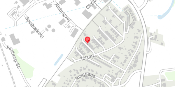 Trafikstøjkort på Toften 47, 6330 Padborg