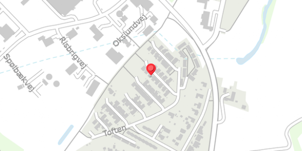 Trafikstøjkort på Toften 70, 6330 Padborg