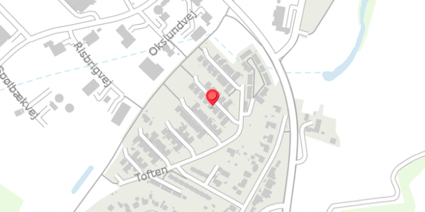 Trafikstøjkort på Toften 74, 6330 Padborg