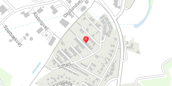 Trafikstøjkort på Toften 90, 6330 Padborg