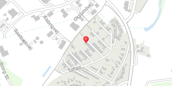 Trafikstøjkort på Toften 98, 6330 Padborg