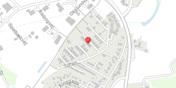 Trafikstøjkort på Toften 104, 6330 Padborg