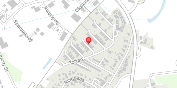 Trafikstøjkort på Toften 118, . , 6330 Padborg