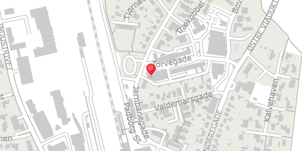 Trafikstøjkort på Torvegade 23, . , 6330 Padborg