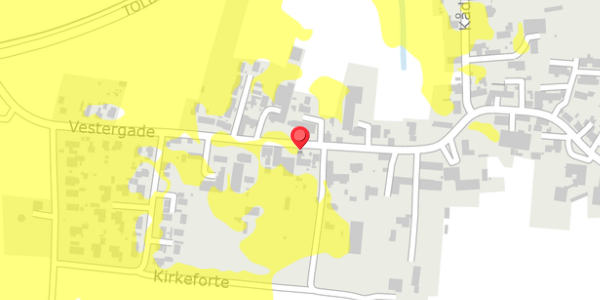 Trafikstøjkort på Vestergade 23, . , 6330 Padborg