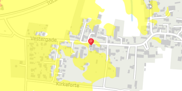 Trafikstøjkort på Vestergade 27, . , 6330 Padborg