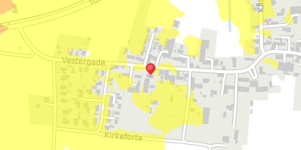 Trafikstøjkort på Vestergade 29, . , 6330 Padborg