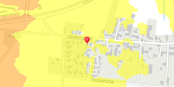 Trafikstøjkort på Vestergade 37, . , 6330 Padborg