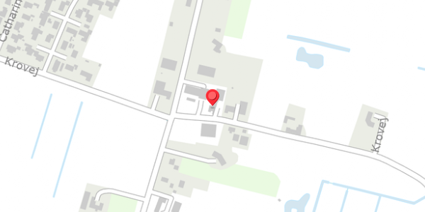 Trafikstøjkort på Krovej 13, 6261 Bredebro