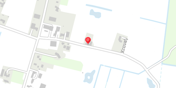 Trafikstøjkort på Krovej 21, 6261 Bredebro
