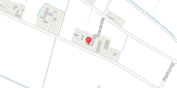 Trafikstøjkort på Østerende 13, . , 6261 Bredebro