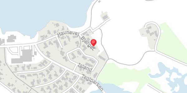 Trafikstøjkort på Bjerget 5, 6320 Egernsund
