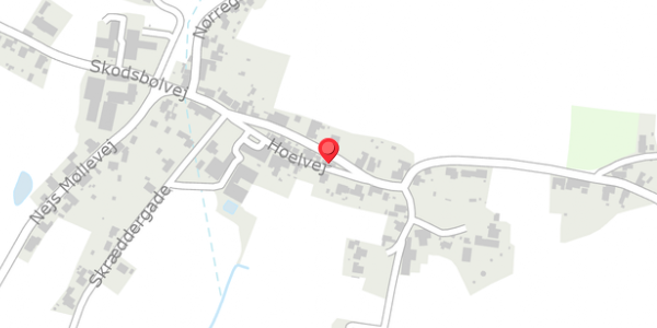Trafikstøjkort på Hoelvej 2, . , 6310 Broager
