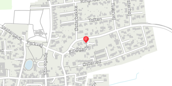 Trafikstøjkort på Ringgade 5, . , 6310 Broager