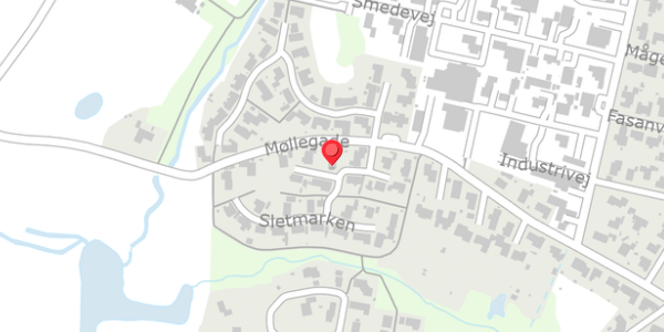 Trafikstøjkort på Sletmarken 2, 6310 Broager