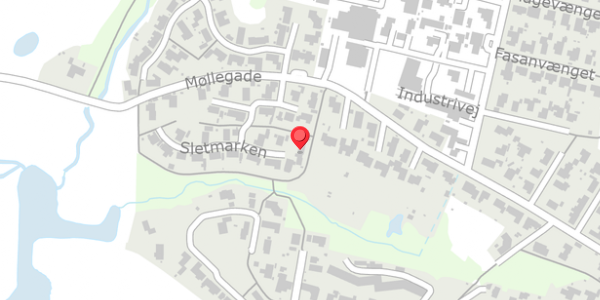 Trafikstøjkort på Sletmarken 21, 6310 Broager