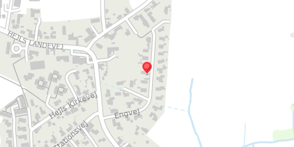 Trafikstøjkort på Engvej 21, 6094 Hejls