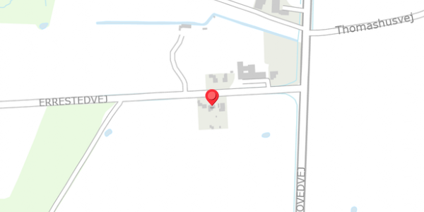 Trafikstøjkort på Errestedvej 7, . , 6100 Haderslev