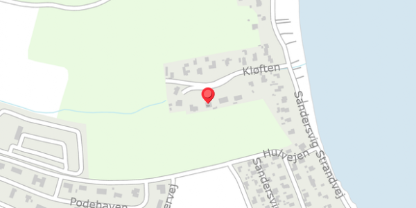 Trafikstøjkort på Kløften 11, 6100 Haderslev