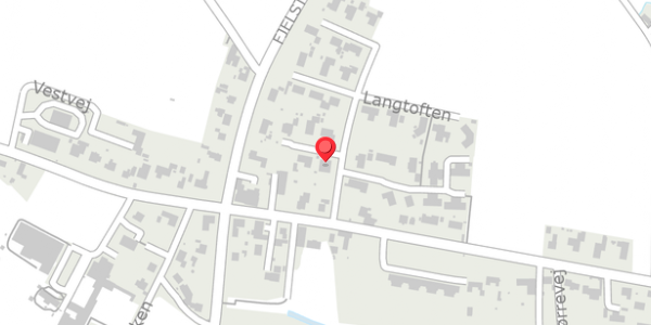 Trafikstøjkort på Langtoften 1, . , 6100 Haderslev