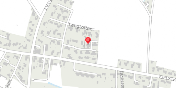 Trafikstøjkort på Langtoften 22, 6100 Haderslev