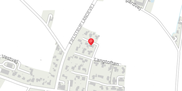 Trafikstøjkort på Langtoften 25, . , 6100 Haderslev