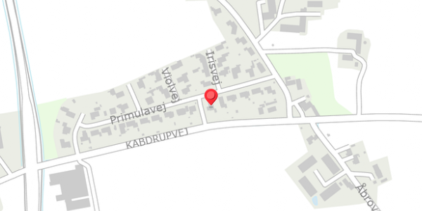 Trafikstøjkort på Primulavej 22, 6100 Haderslev