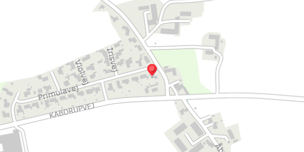 Trafikstøjkort på Primulavej 32, 6100 Haderslev