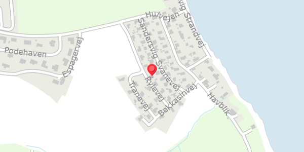 Trafikstøjkort på Rylevej 11, . , 6100 Haderslev
