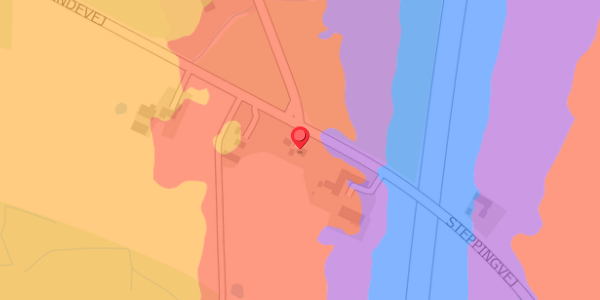 Trafikstøjkort på Steppingvej 111, . , 6100 Haderslev