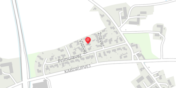Trafikstøjkort på Violvej 4, . , 6100 Haderslev