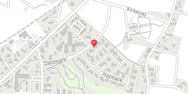 Trafikstøjkort på Dalsmark 16, 6300 Gråsten