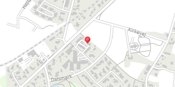 Trafikstøjkort på Dalsmark 29, 6300 Gråsten